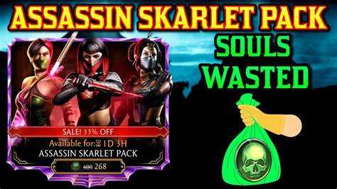 Mk Mobile Discounted Assassin Skarlet Pack Opening Discount This