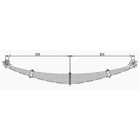 Lames De Ressort Avant 8 Lames Pour Renault Trucks 5001848113 P44009007