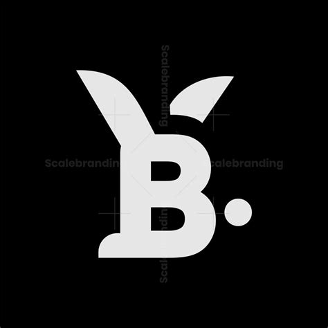 B Letter Bunny Logo | Логотип, Кролик