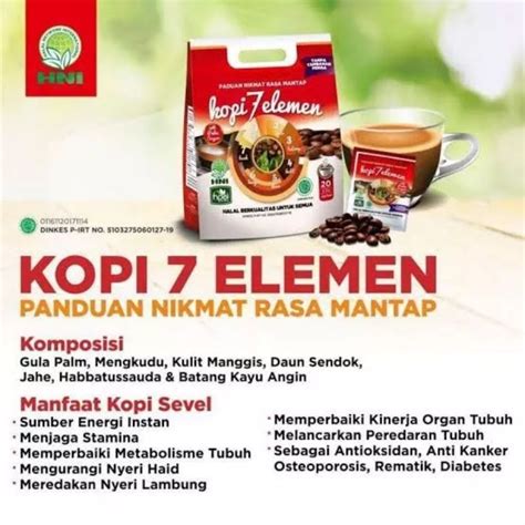 Jual Kopi 7 Elemen Kopi Sevel Shopee Indonesia