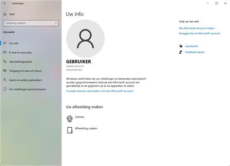 Tutorial Windows Instellingen 11 Accounts A Uw Info Computertaal