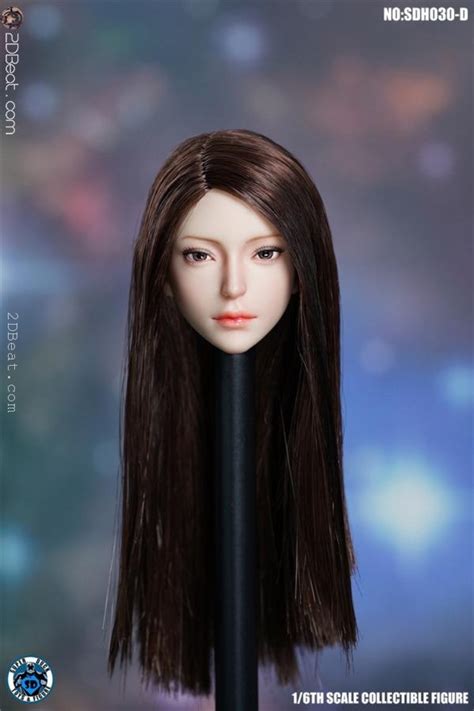 [in Stock] 1 6 Scale Super Duck Sdh030d Female Head Sculpt Pale Skin