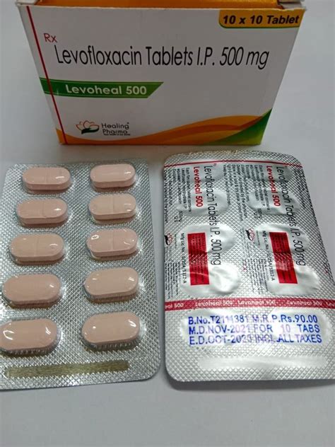 Levofloxacin I P Tablet 500 Mg At Rs 450 Box Levofloxacin Tablets In