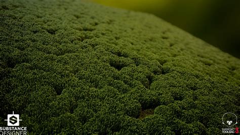 Artstation Substance Moss Material Fluffy James Ritossa 3d