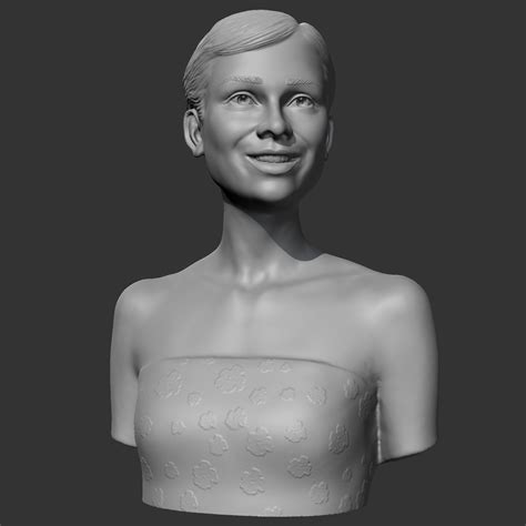 Fichier Stl Audrey Hepburn Modèle Imprimé En 3d 🗿・plan Imprimable En 3d