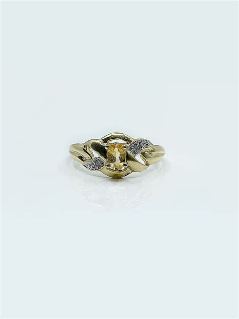 Bague Or 18k 1 7 Grs Citrine No 53 L Atelier Des Bijoux D Occasion