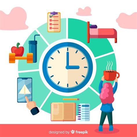 Concepto De Horario De Planificaci N Vector Gratis