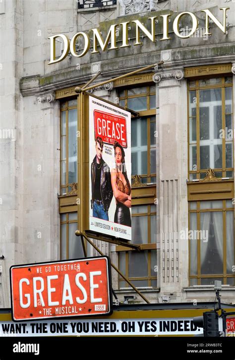 London UK Grease The Musical At The Dominion Theatre Tottenham