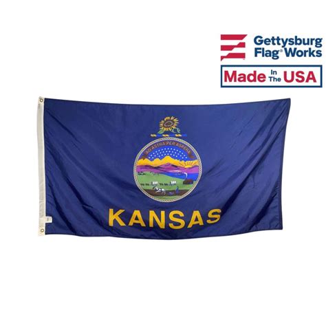 Kansas Flag - Outdoor - Kansas Flags - State Flags - American States