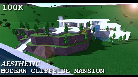 Aesthetic Modern Mansion Bloxburg 100K - Debora Milke