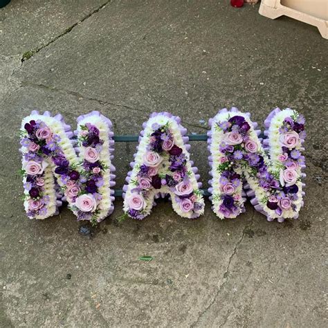 Nan Combination Letters The Gravesend Florist Northfleet Kent In