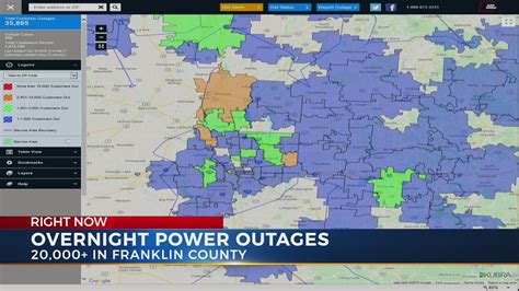 Power Outages Reported In Columbus And Central Ohio Youtube