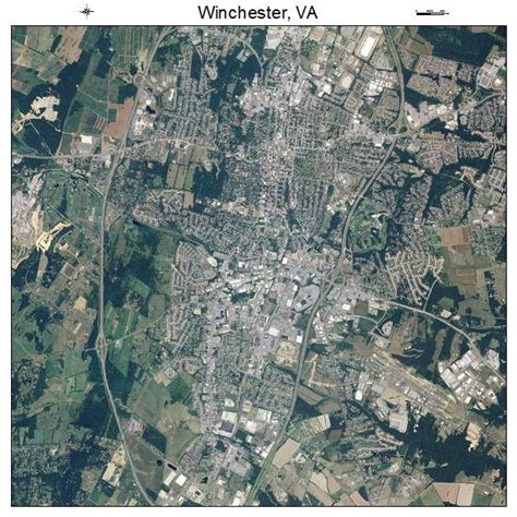 Aerial Photography Map of Winchester, VA Virginia