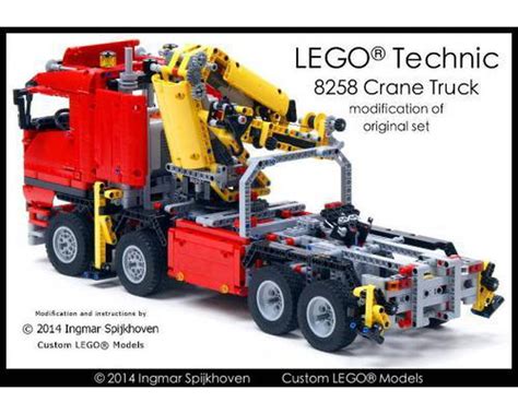 Lego Moc 2271 Modification Technic Set 8258 With Free Instructions Technic 2014 Rebrickable