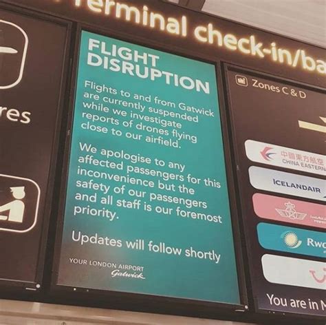 Gatwick Airport Closed How To Check If Your Flight Is Delayed Or