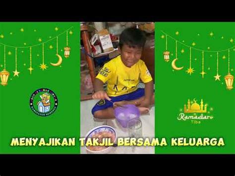 Safari Ramadhan Ananda Tk B Day Menyajikan Takjil Bersama