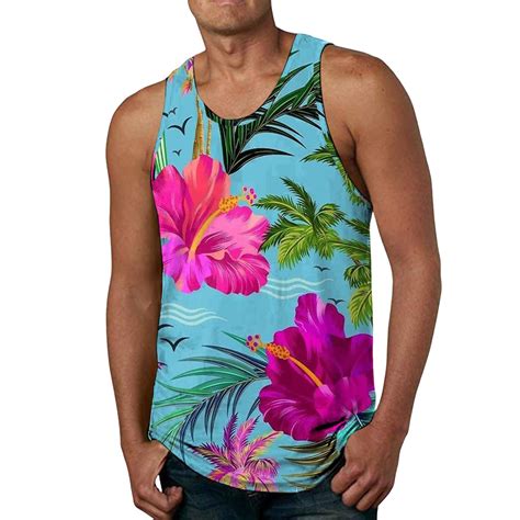 CHANGMOO Mens Muscle Tank Tops Loose Fit Men S Tank Top Quick Drying