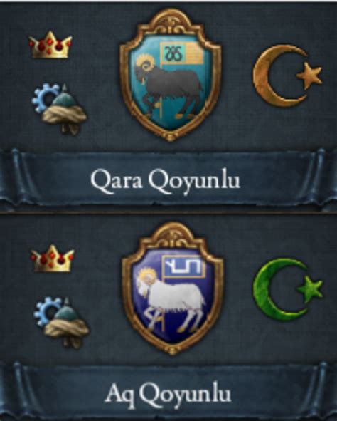 If Qara Qoyunlu (Black Sheep) and Aq Qoyunlu (White Sheep) had a flag ...