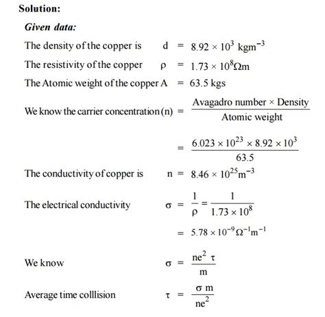 Solved Problems Conducting Materials