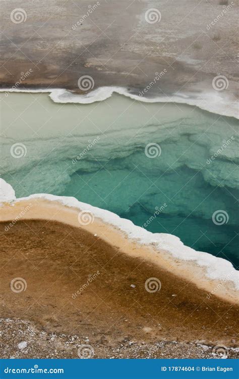 Geyser Basin In Yellowstone Royalty-Free Stock Image | CartoonDealer ...