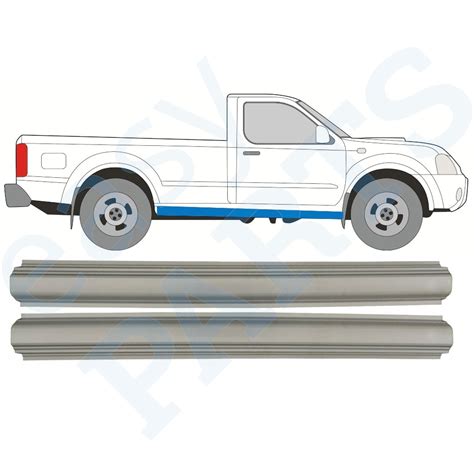 Nissan Navara 1998 2005 Schweller Reparaturblech Links Rechts Satz