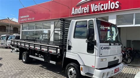 Ford Cargo E Completo Apenas Km Carroceria De Madeira