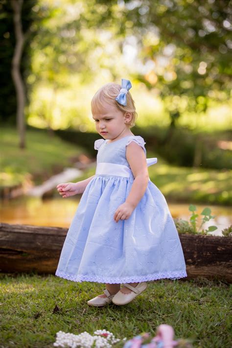 Vestido Azul Bebê Infantil Elo7 Produtos Especiais