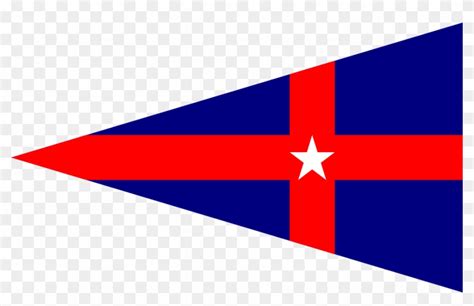 Burgee Of The New York Yacht Club-mirror - Flag, HD Png Download ...