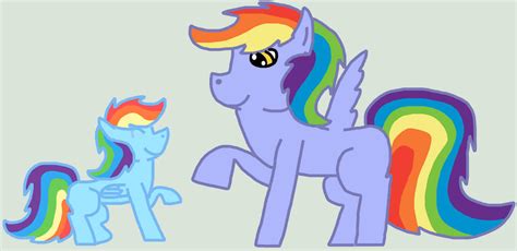 Rainbow Dash And Her Dad 2 By Zwolfielove On Deviantart