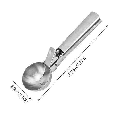 Ice Cream Scoops Stainless Steel Ice Cream Digger Non Stick Fruit Ice