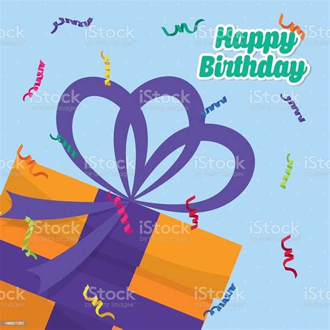 Happy Birthday Colorful Card Stock Illustration Download Image Now 2015 Announcement