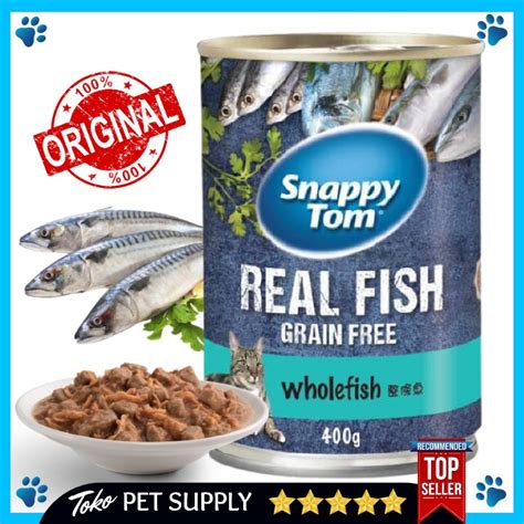 Jual Snappy Tom Can 400gr Makanan Kaleng Kucing Basah Murah Catfood