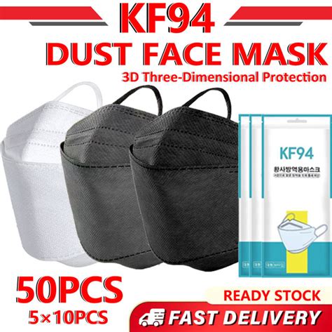 Kf Face Mask Ply Pcs Adult Malaysia Original Ready Stock Kf