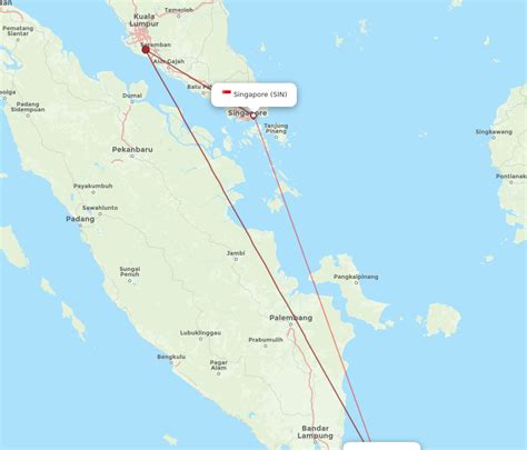 All Flight Routes From Singapore To Jakarta SIN To CGK Flight Routes