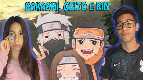 React Rap do Kakashi Obito e Rin Naruto NINJAS MERECEM PERDÃO