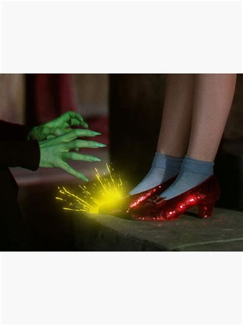 "The Wizard of Oz Ruby Slippers Scene" Poster for Sale by lucyc13 ...