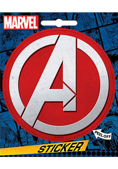 Avengers Logo Sticker Sheets