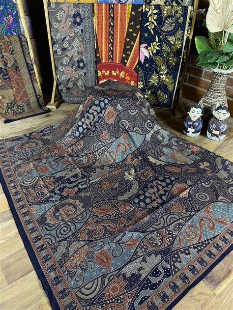 Jual Kain Batik SOLO Cabut Alusan Motif Galaran Abstrak Shopee