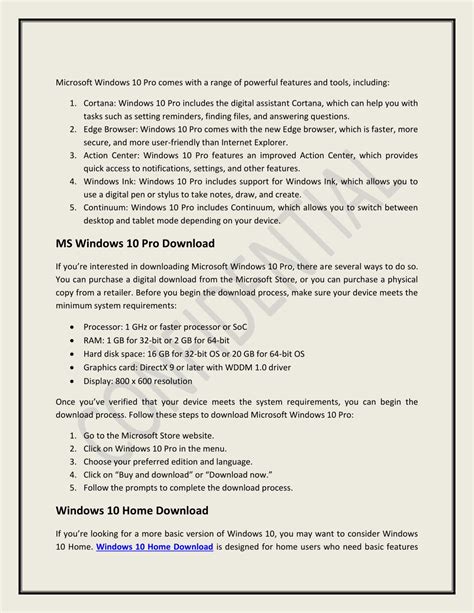PPT - MS Windows 10 Pro Download: Everything You Need to Know ...