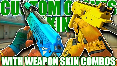 CUSTOM GLOVES SKINS WITH WEAPON SKIN COMBOS Part 3 CS GO Showcase