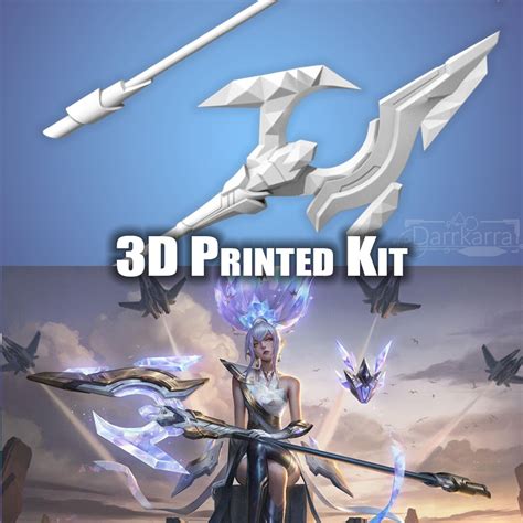 Prestige Cyber Halo Janna League Of Legends 3D Printed Kit Etsy