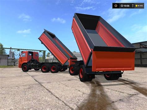 Kamaz 65115 And Trailer 93043 V 1 0 FS17 Mod