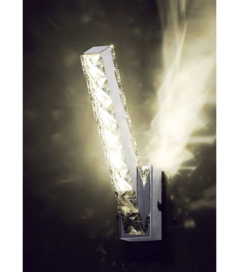 Aplique Vertical Galaxy 3W LED 4000K Cromo Pulido Cristal