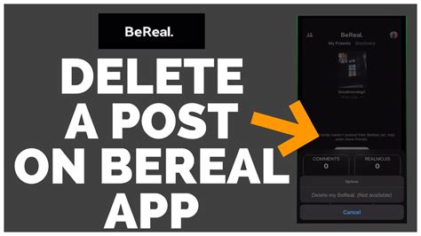 How To Delete A Post On BeReal App 2022 Delete BeReal Post YouTube