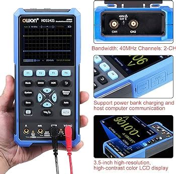 Owon Hds S Oscilloscope Awg Multimeter In Review Off