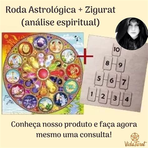 Roda Astrol Gica Zigurat An Lise Espiritual Tarot Outdoor