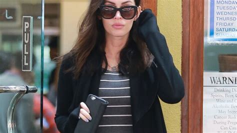 Photo Megan Fox Enceinte Et Son Mari Brian Austin Green La Sortie