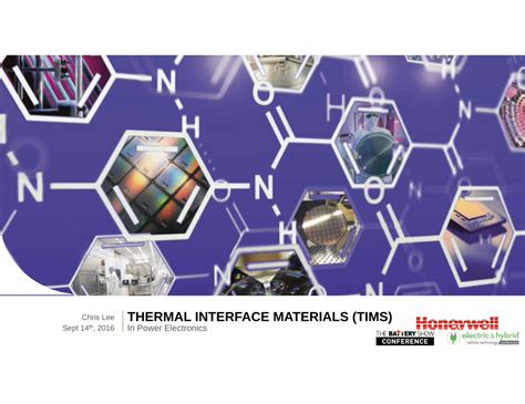 Pdf Thermal Interface Materials Tims Sept Industry Trend