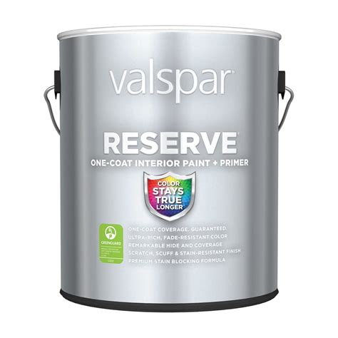 Valspar To Introduce Reserve® A New Line Of Interior Paint And Primer