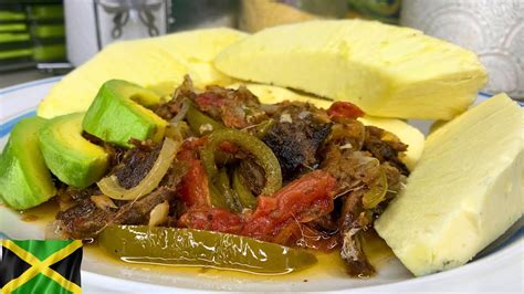 Mouth Watering Red Herring Cook Up With Roasted Breadfruit Youll Love